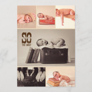 Rustic Baby Announcements - Boy Birth Announcement
