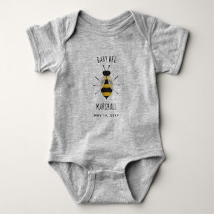 Rustic Baby Bee Baby Custom Bodysuit Shower Gift