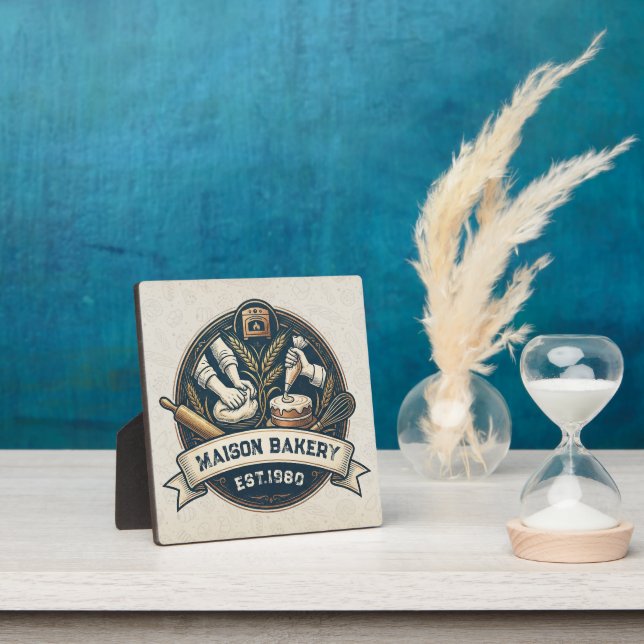 Rustic Bakery Store Pastry Dessert Sweet Cake Shop Plaque (Insitu)