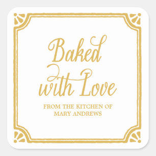 Rustic Baking   Holiday Baked Goods Stickers