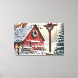 Rustic Barn Canvas I Still Believe in Amazing Grac