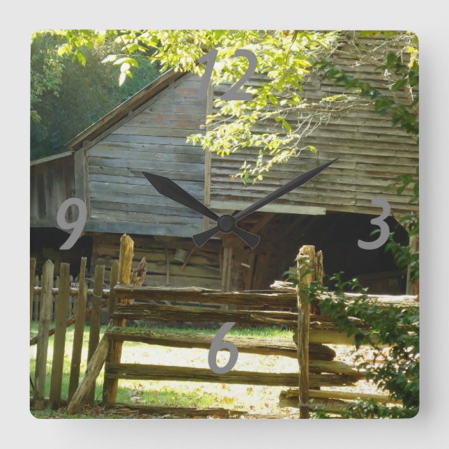 Rustic barn clock (Front)