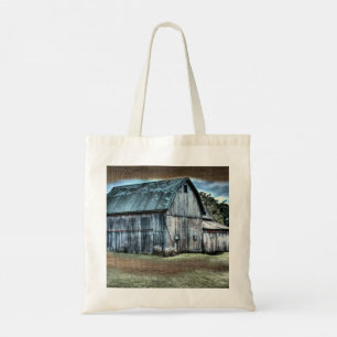 Rustic Barn Farm Truck Tractor Rooster Hen  Tote Bag