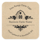 Rustic Barn Farmhouse Product Label