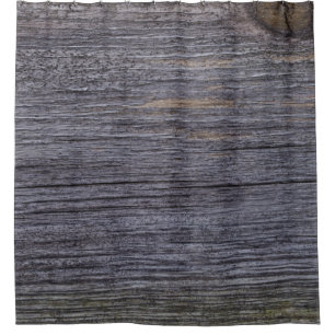 Rustic Barn Grey Farmhouse Wood Grain Shower Curtain