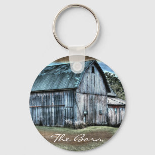 Rustic Barn Key Ring