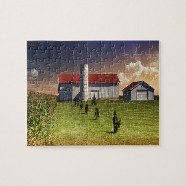 Rustic Barn Ohio Jigsaw Puzzle (Horizontal)