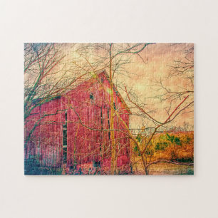 Rustic Barn Ohio. Jigsaw Puzzle