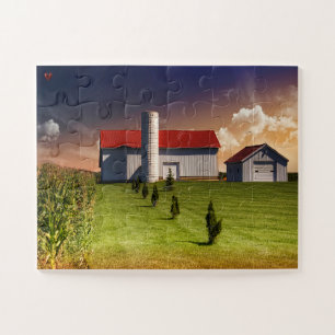 Rustic Barn Ohio Jigsaw Puzzle