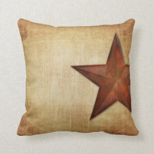 Rustic Barn Star Cushion