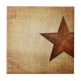 Rustic Barn Star Tile