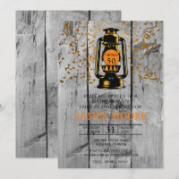 Rustic Barn Wood & Lantern 50th Birthday Party