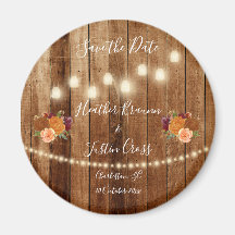 Rustic Barn Wood Save The Date