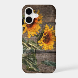 Rustic Barn Wood Sunflower