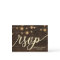 Rustic Barn Wood wedding invitations rsvp Postcard