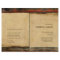 Rustic Barn Wood Wedding Program