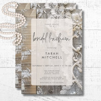Rustic Barnwood & Bridal Lace Bridal Luncheon