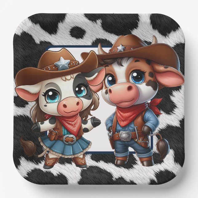 Rustic BBQ Paper Plate (Front)