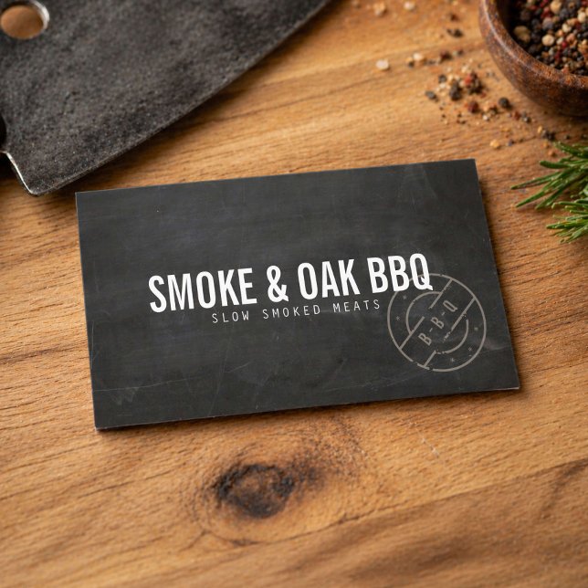 Rustic BBQ Smokehouse  Business Card (Creator Uploaded)