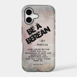 Rustic Be A Berean Bible Scripture Verse