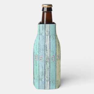 Rustic Beach Driftwood Bottle Cooler