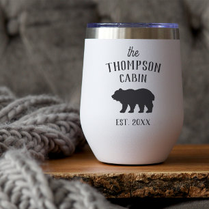 Rustic Bear Personalised Family Name