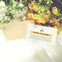 Rustic Bee Baby Shower Books for Baby