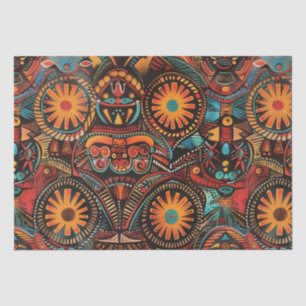 Rustic Beige "Timeless Ancestral Imprint" Elegant Tissue Paper