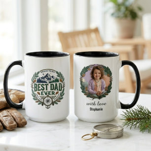 Rustic Best Dad Ever – Outdoorsy Father’s Day Gift Mug