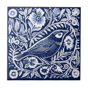 Rustic Bird Ceramic Tile