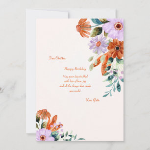 Rustic Birthday Greeting Card
