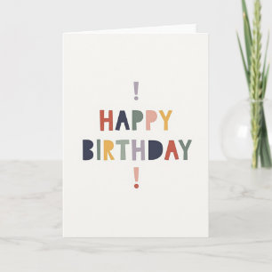 Rustic Birthday Letter Card