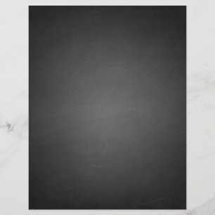 Rustic Black Chalkboard Printed Flyer
