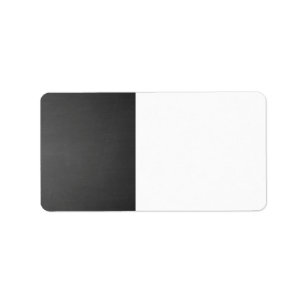 Rustic Black Chalkboard Printed Label