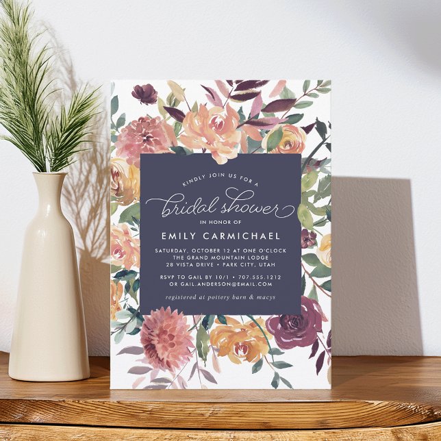 Rustic Bloom Bridal Shower Invitation (Creator Uploaded)
