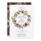 Rustic Bloom | Floral Wreath Wedding Invitation