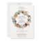 Rustic Bloom | Floral Wreath Wedding Invitation
