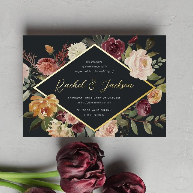 Rustic Bloom Geometric Floral Wedding (Creator Uploaded)