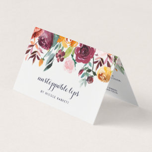 Rustic Bloom Lip Product Distributor Tips & Tricks Business Card