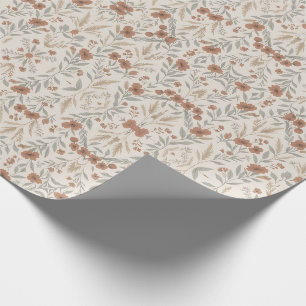 Rustic Bloom Mother’s Day Wrapping Paper