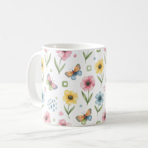 Rustic Bloom Symphony Coffee Mug