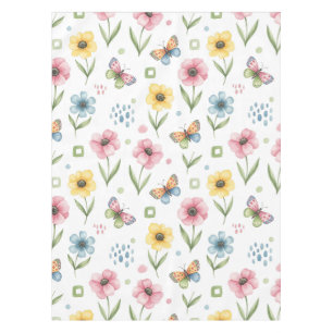 Rustic Bloom Symphony Tablecloth