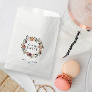 Rustic Bloom Wedding Favour Bag