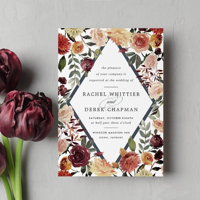 Rustic Bloom Wedding Invitation (Creator Uploaded)