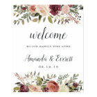 Rustic Bloom Wedding Welcome