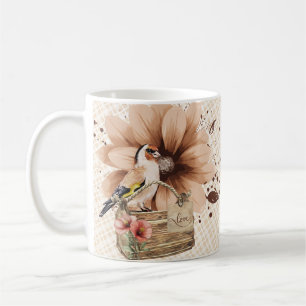 Rustic Blossom Bird Nook Coffee Mug