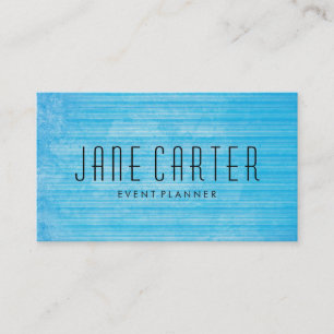 Rustic Blue Business Card