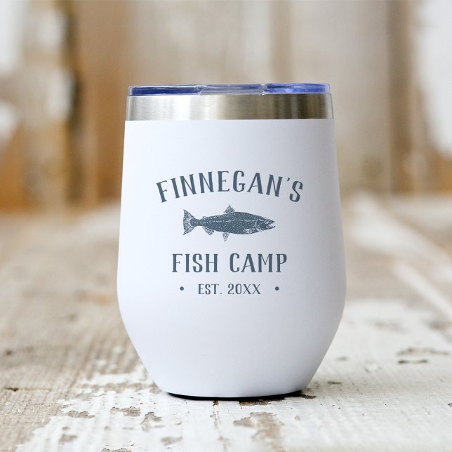 Rustic Blue Fishing Cabin Personalised (Creator Uploaded)