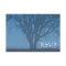 Rustic Blue Tree of Life Bar Mitzvah RSVP