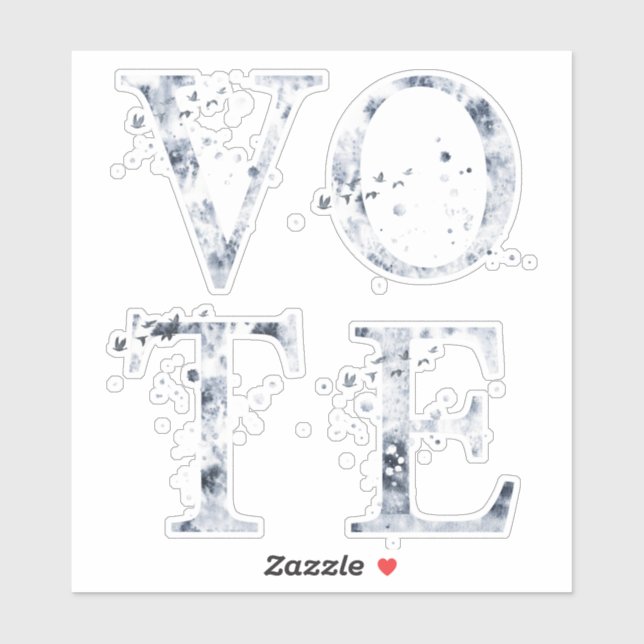 Rustic Blue Vote (Sheet)